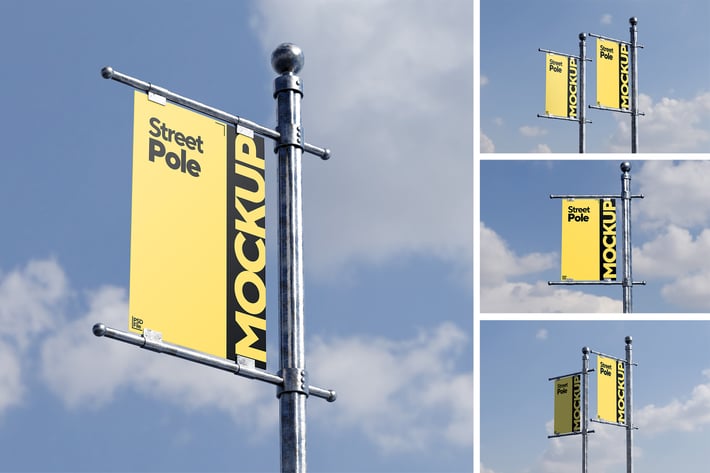 Multi-tenant directory pylon sign for shopping centre in Dubai