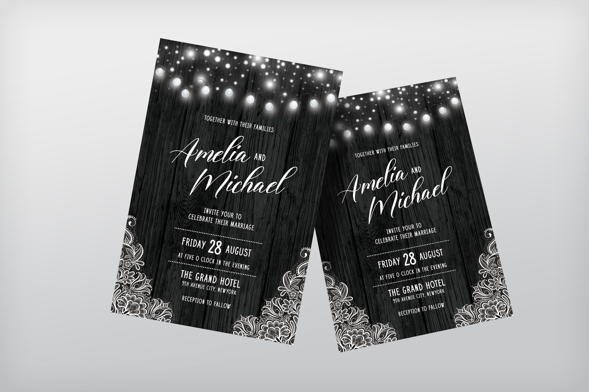Designer creating custom wedding invitation artwork for Dubai client