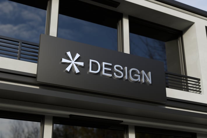 Premium acrylic 3D reception logo sign installed in Dubai corporate office lobby