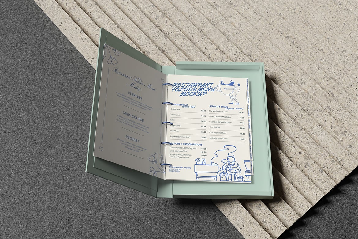 Hotel bar lounge menu printing Dubai waterproof laminated cocktail menu
