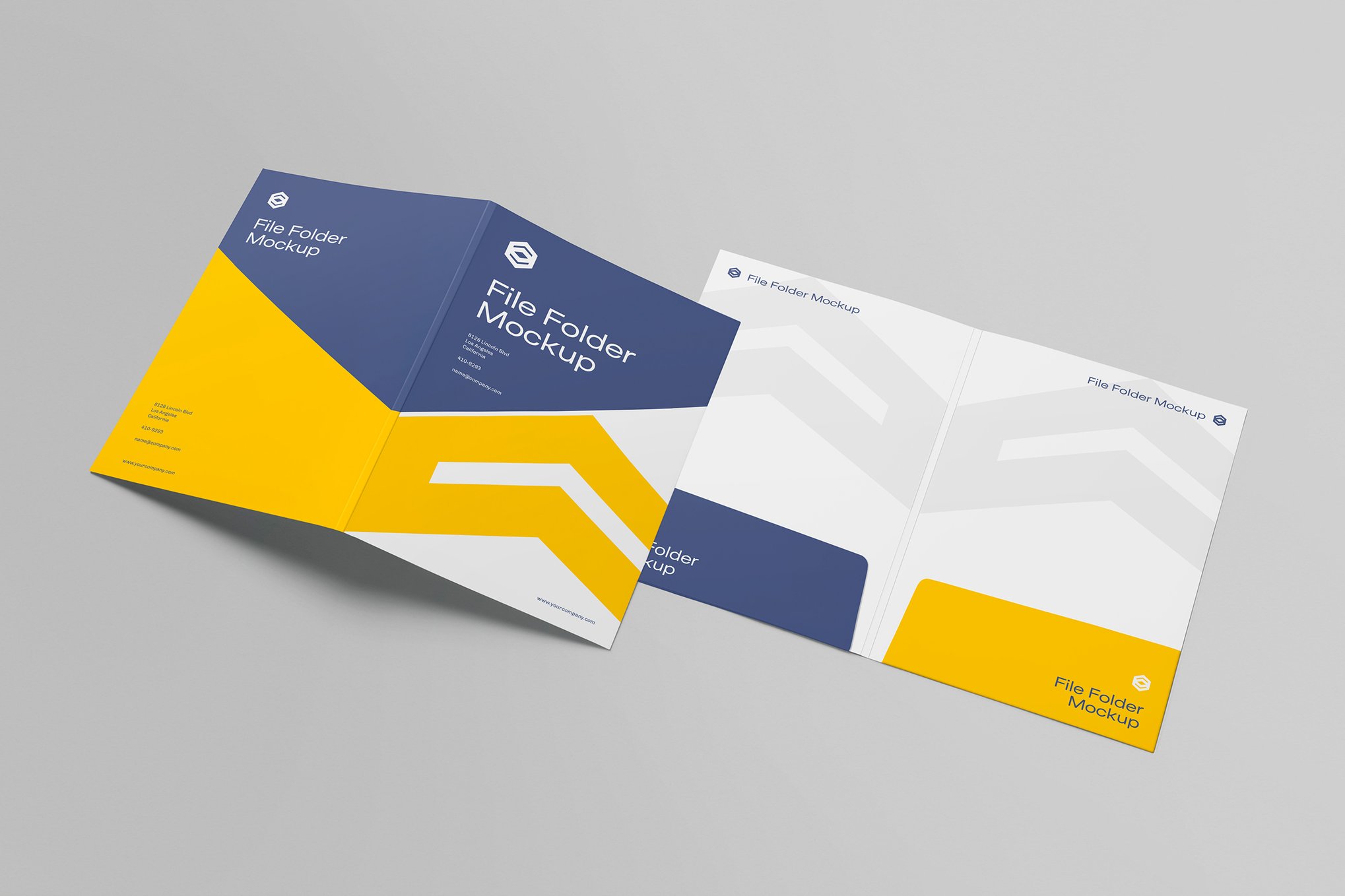 Corporate presentation folders with pockets printed in Dubai by Nova Signage Prints